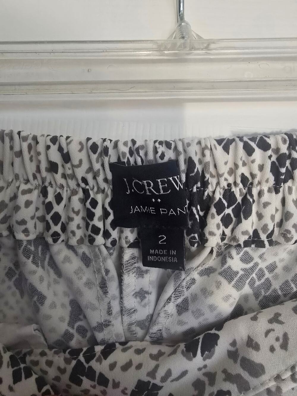 J. Crew Factory Snakeskin Jamie Pants